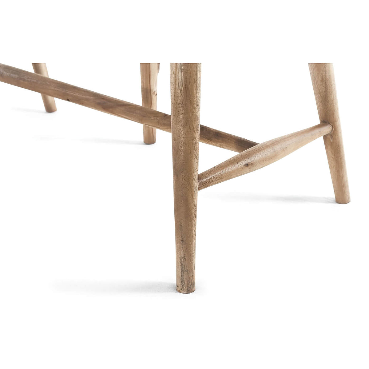 Organic Modern Natural Wood Bench - English Georgian America