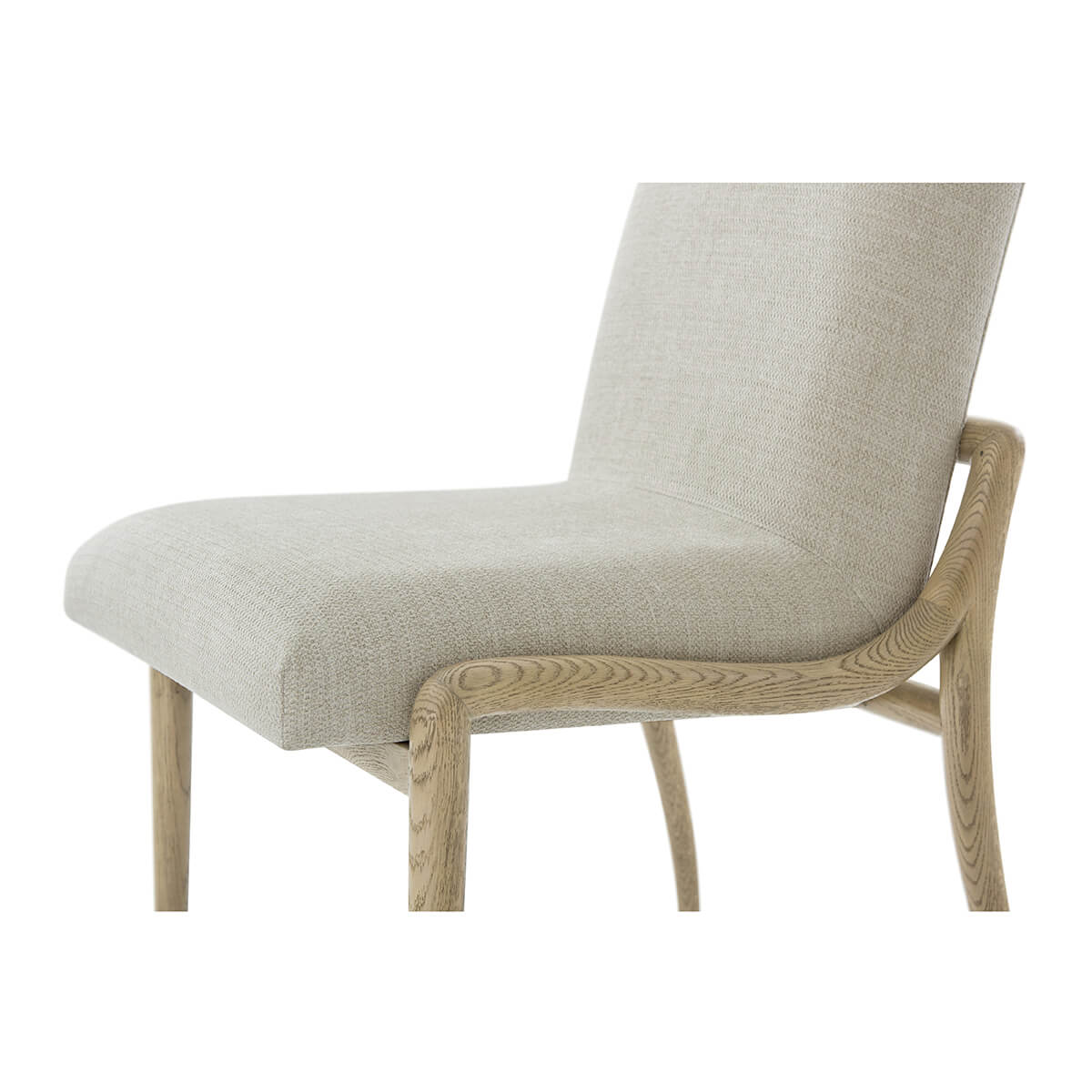 Organic Modern Oak Dining Chair - English Georgian America