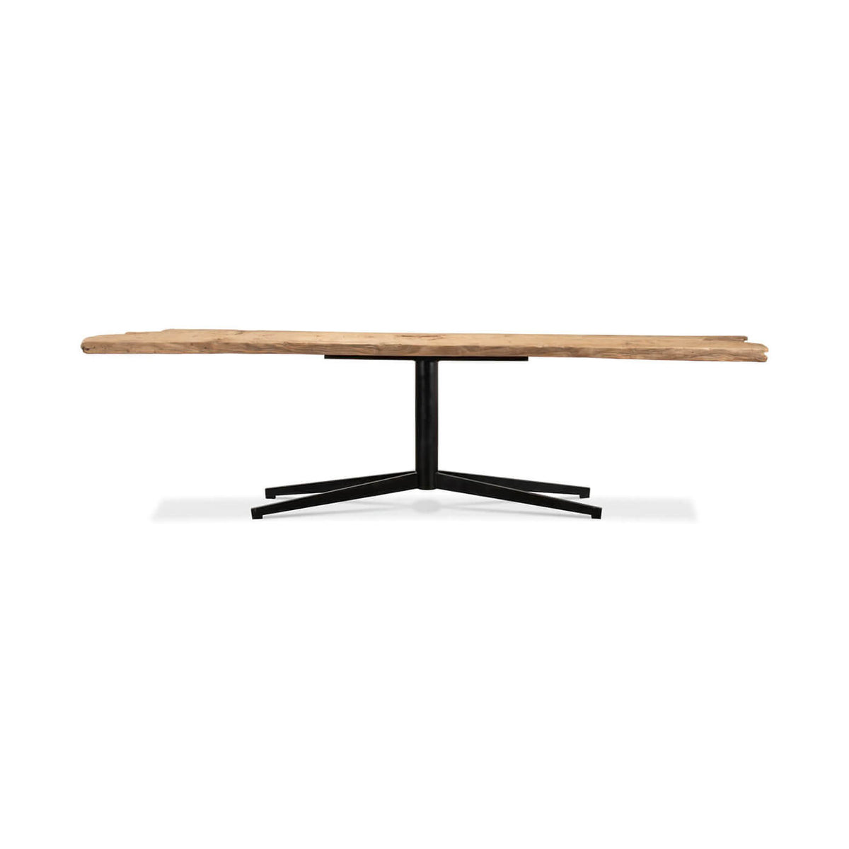 Organic Modern Plank Top Console Table - English Georgian America