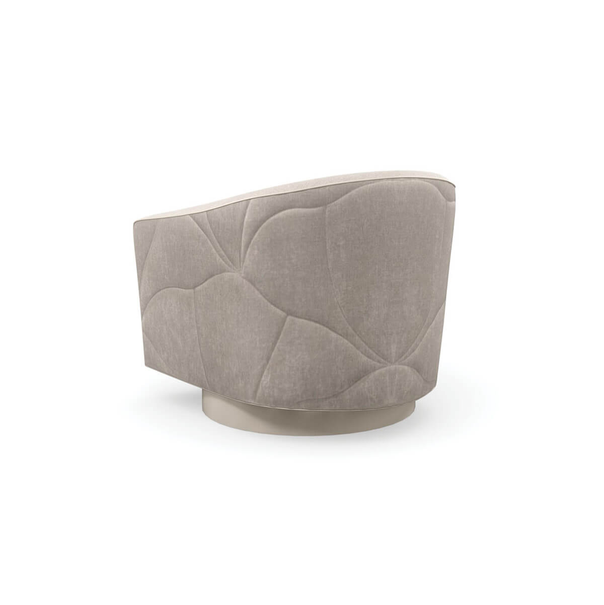 Organic Modern Swivel Armchair - English Georgian America