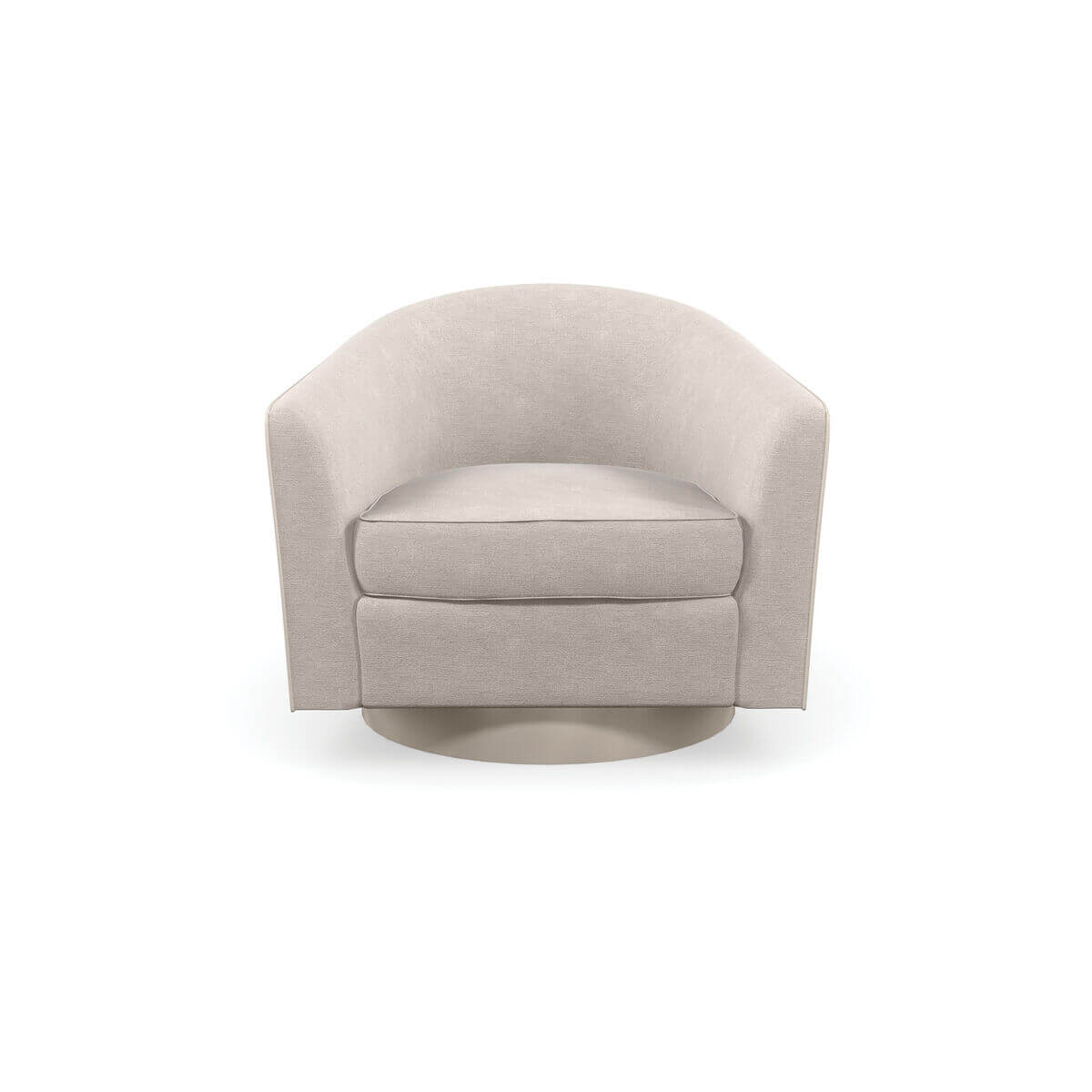 Organic Modern Swivel Armchair - English Georgian America