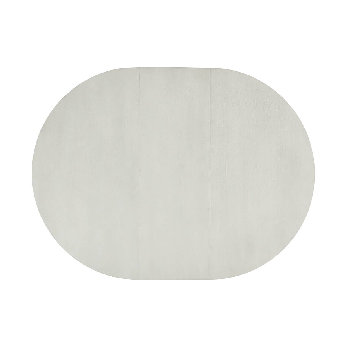 Organic Modern White Round Extending Dining Table - English Georgian America