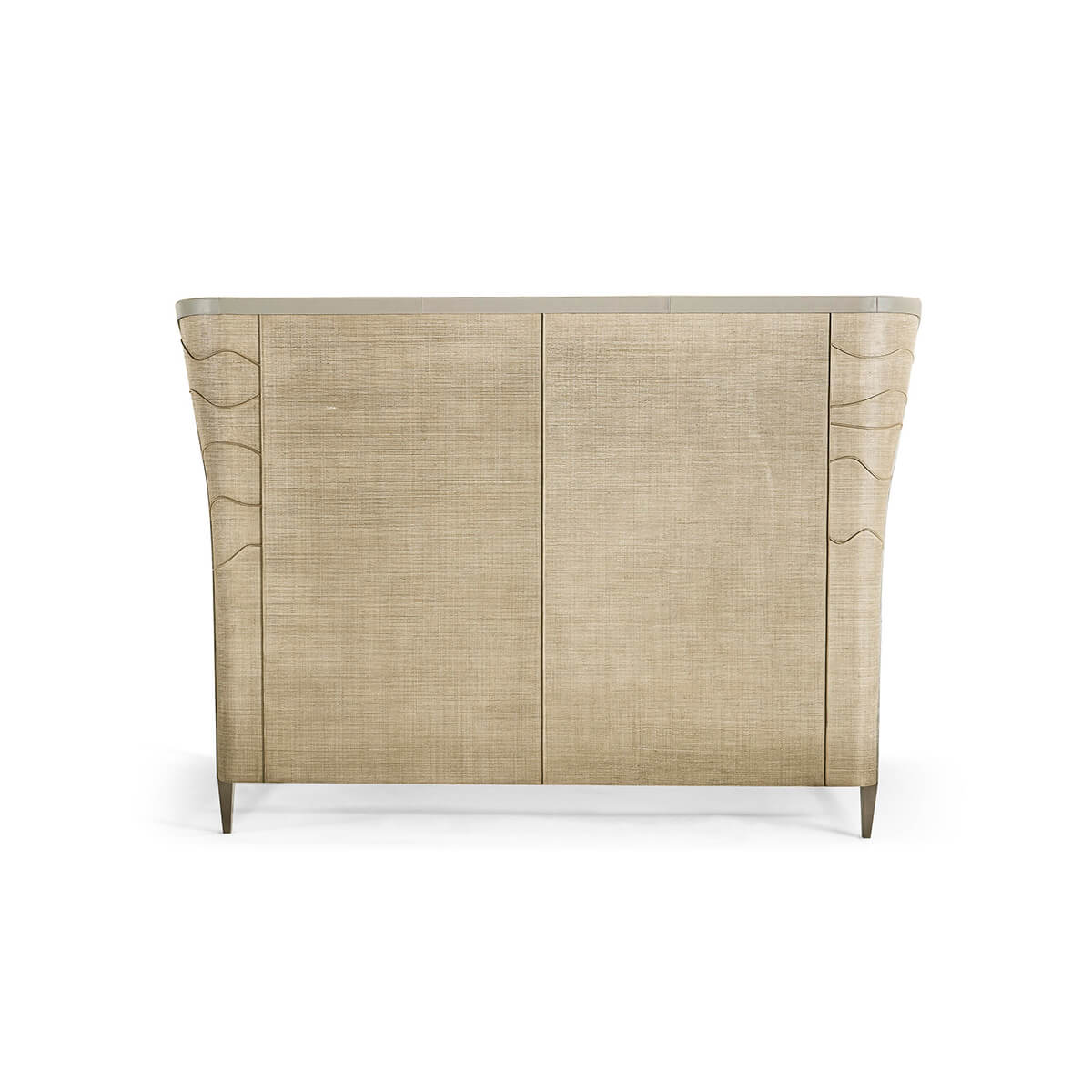 Organic Modern Woven King Bed - English Georgian America