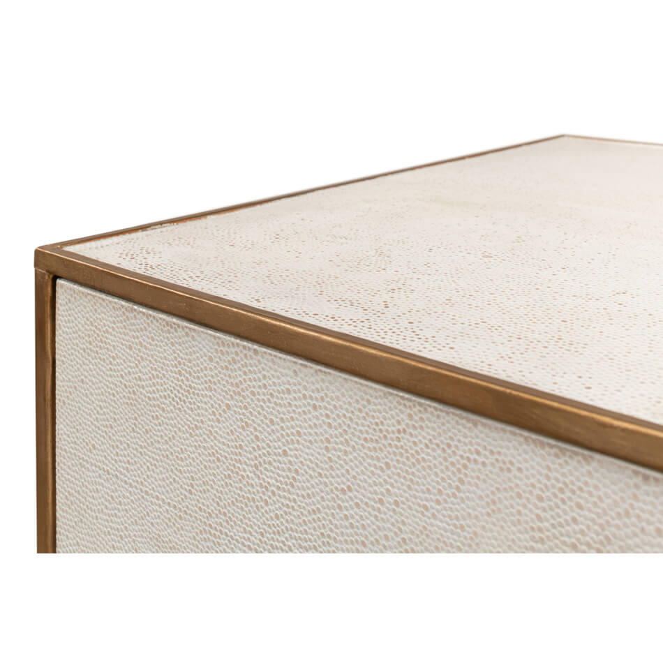 Osprey White Modern End Table - English Georgian America