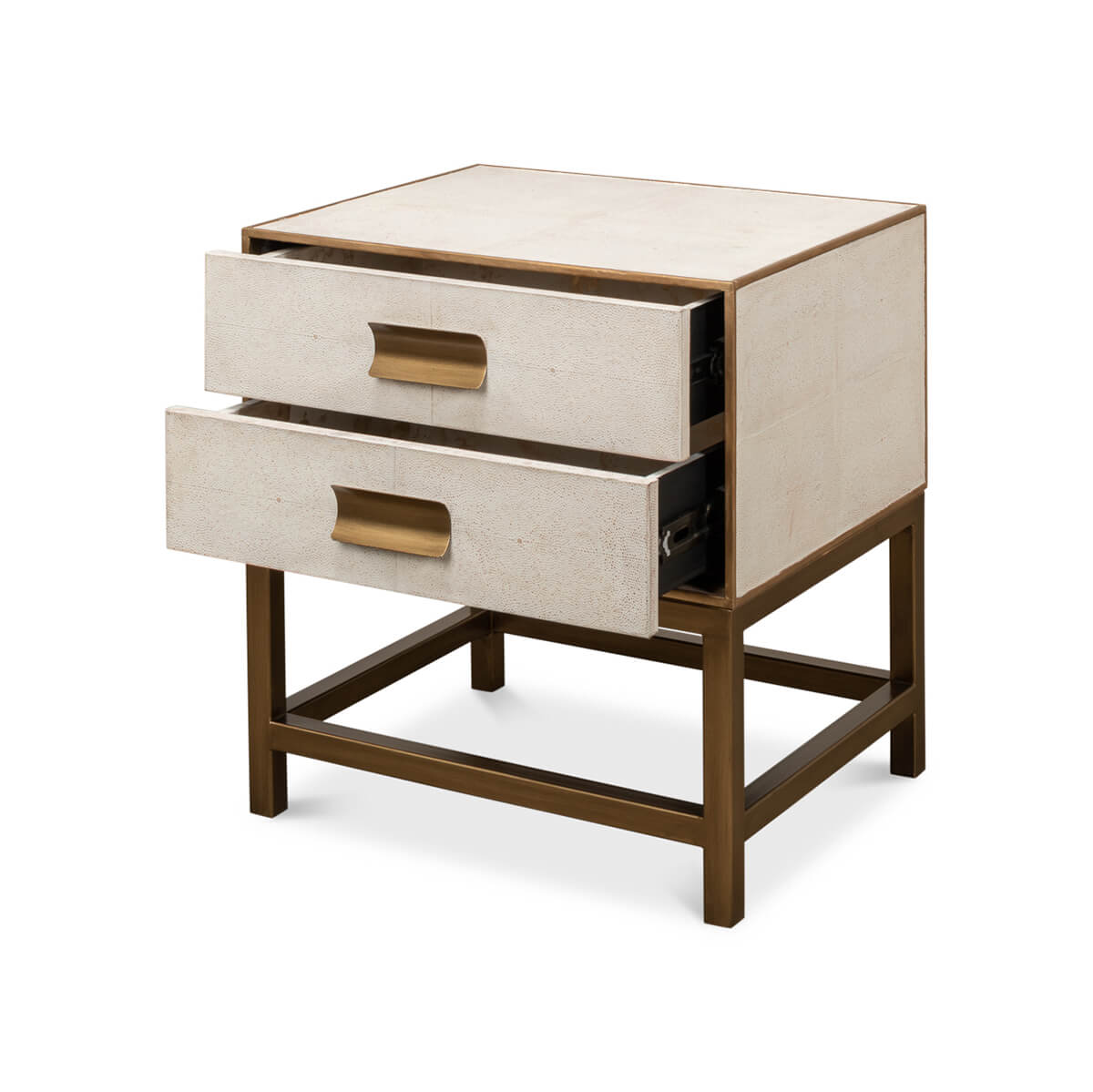 Osprey White Modern End Table - English Georgian America