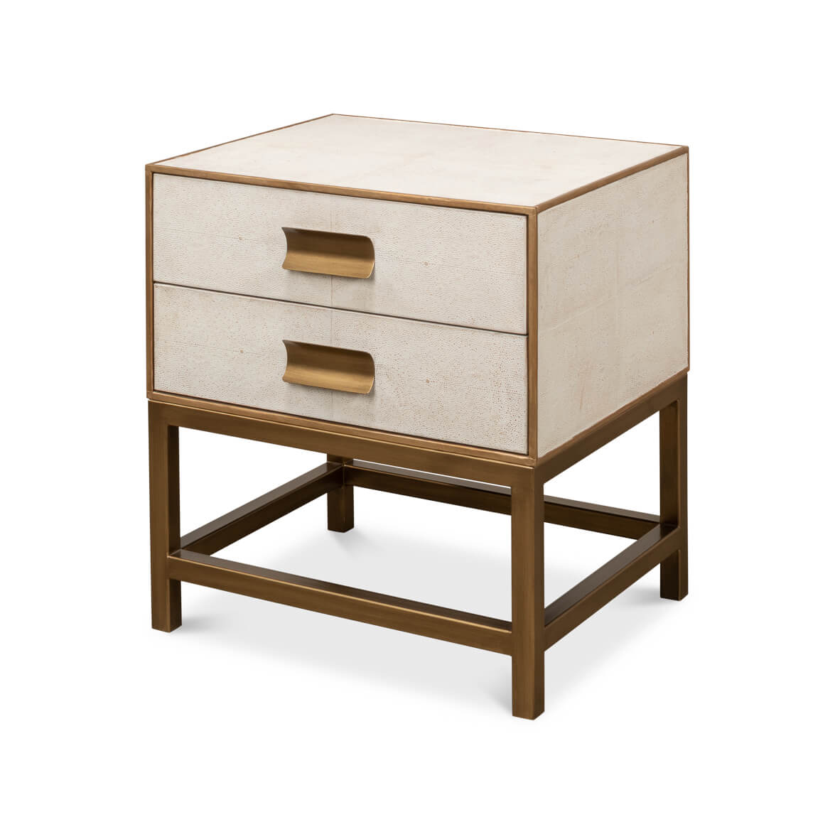 Osprey White Modern End Table - English Georgian America
