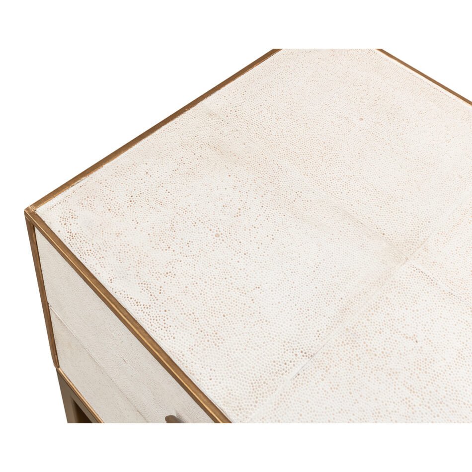 Osprey White Modern End Table - English Georgian America