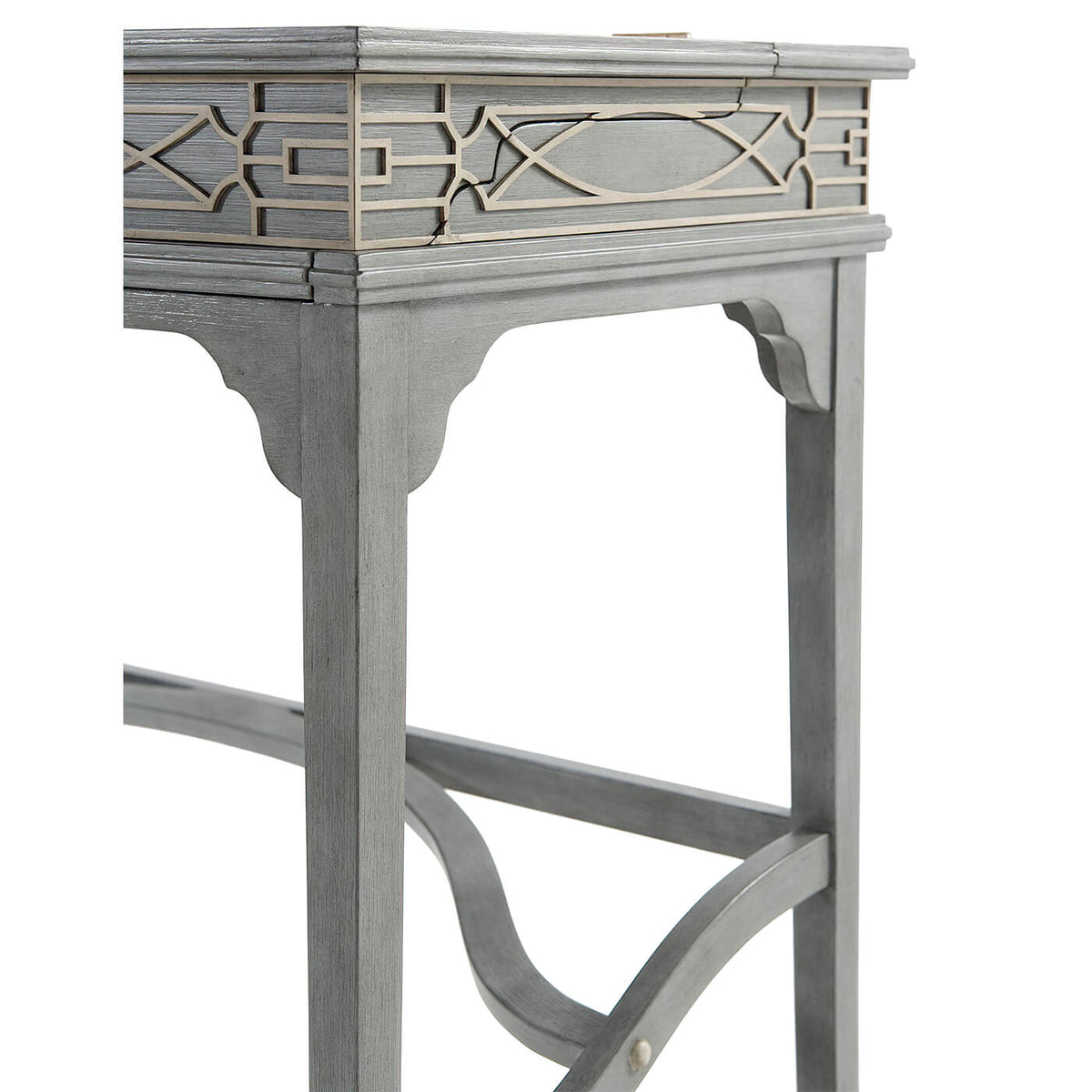 Painted Campaign Desk - English Georgian America