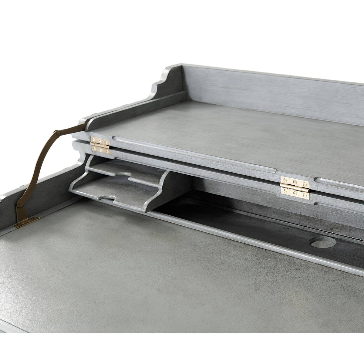 Painted Campaign Desk - English Georgian America