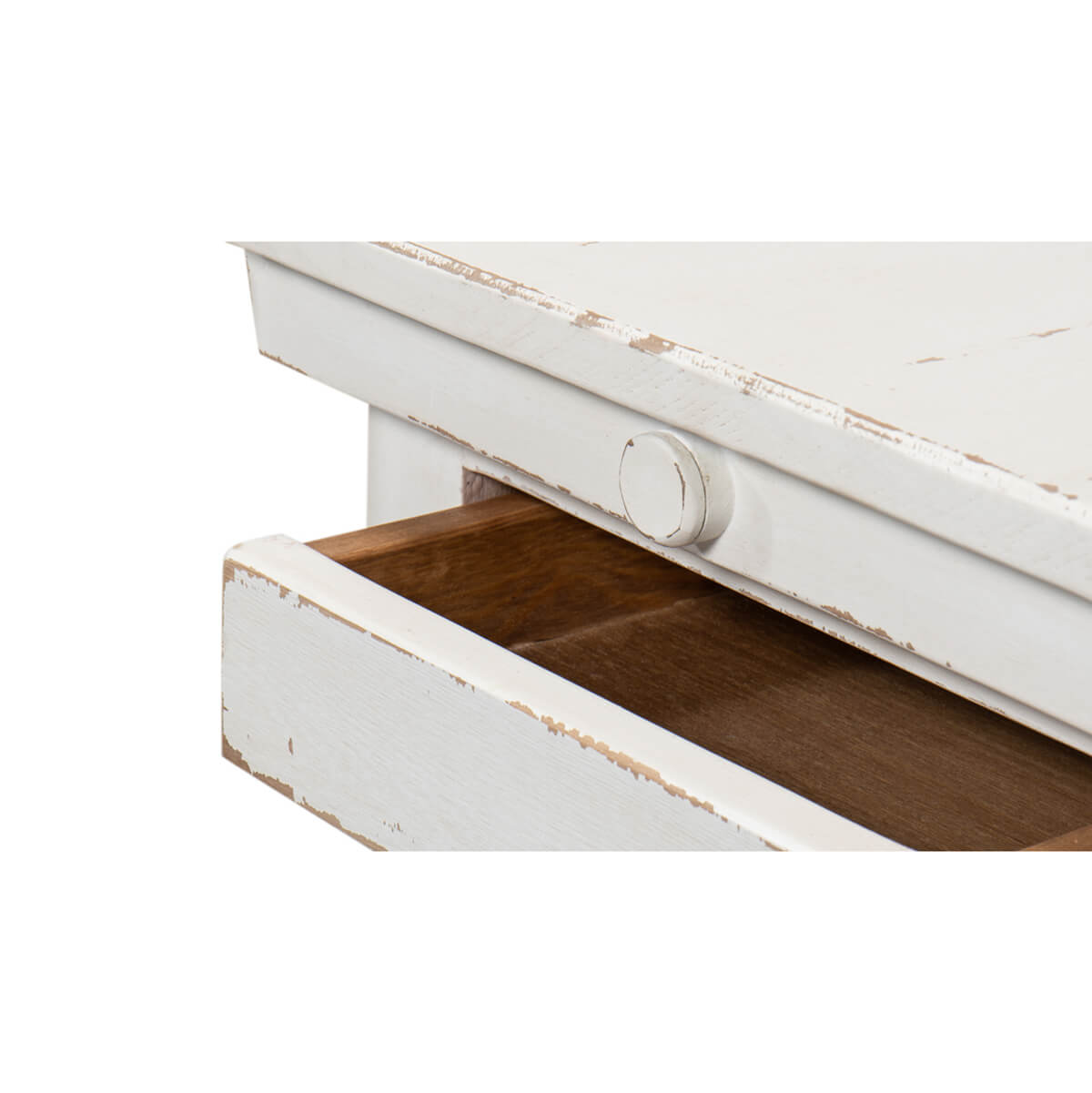 Painted Country Drop Leaf Table - English Georgian America