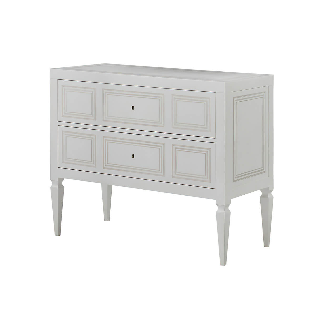 Painted Italian Neo Classic Chest of Drawers - English Georgian America