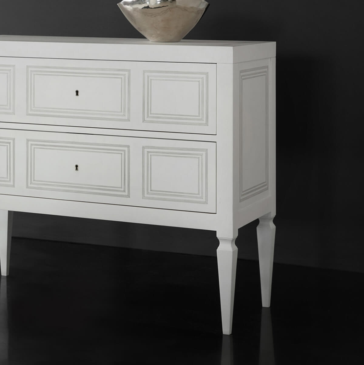 Painted Italian Neo Classic Chest of Drawers - English Georgian America