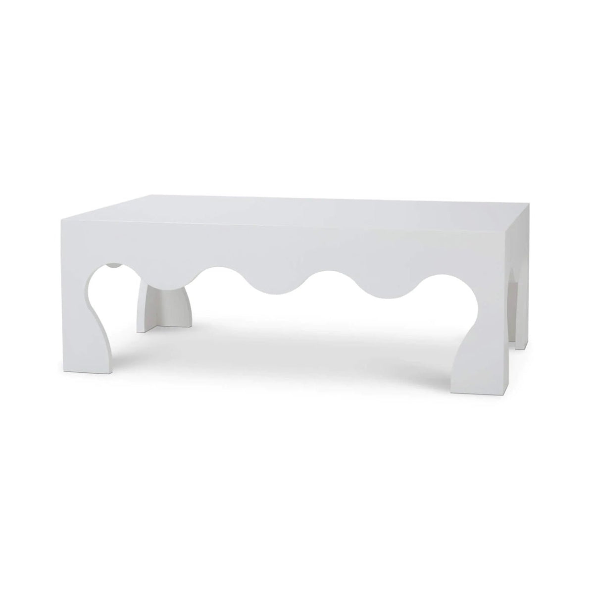 Painted Modern Coffee Table - English Georgian America