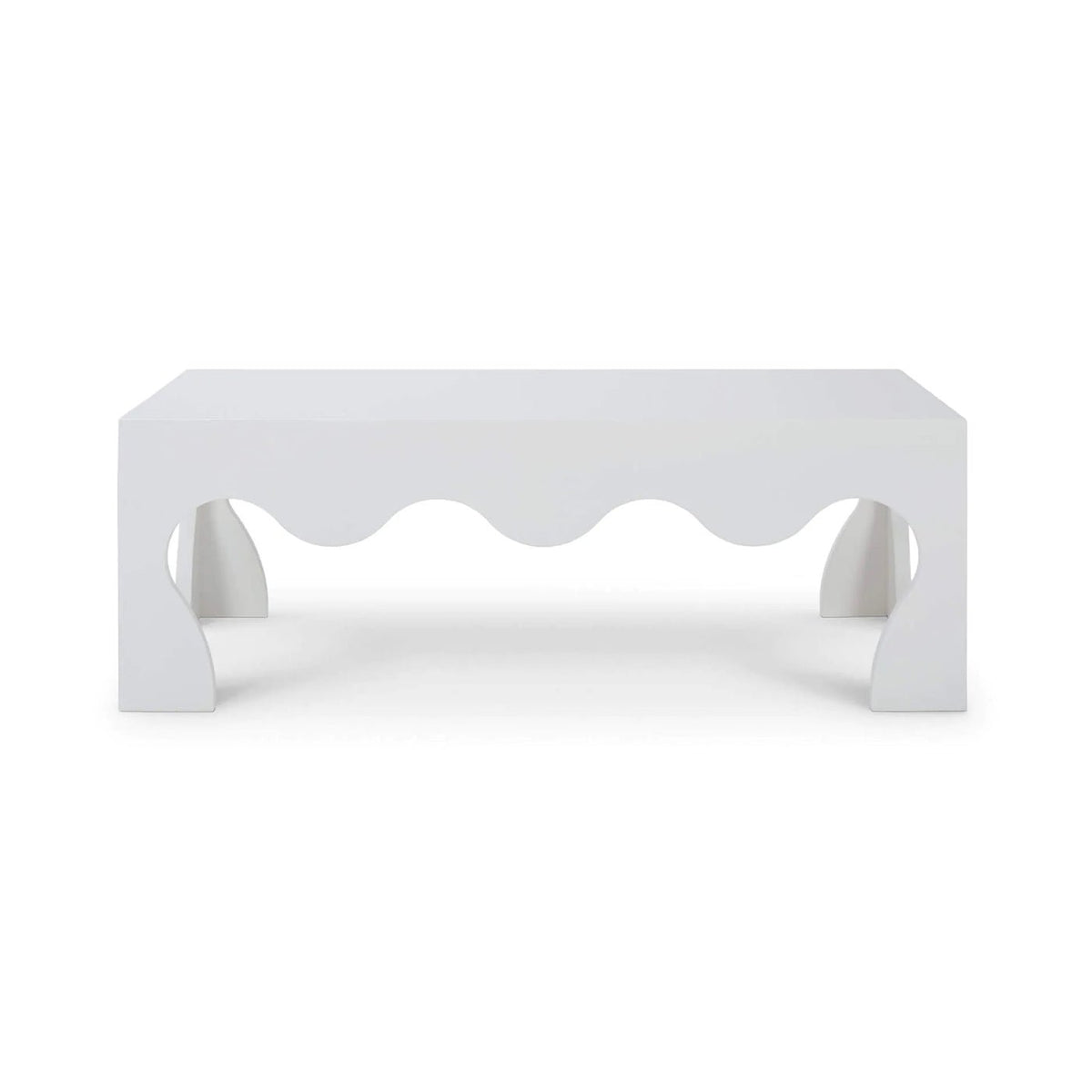 Painted Modern Coffee Table - English Georgian America