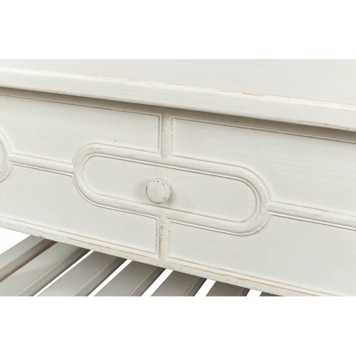 Painted Trellis Coffee Table - English Georgian America