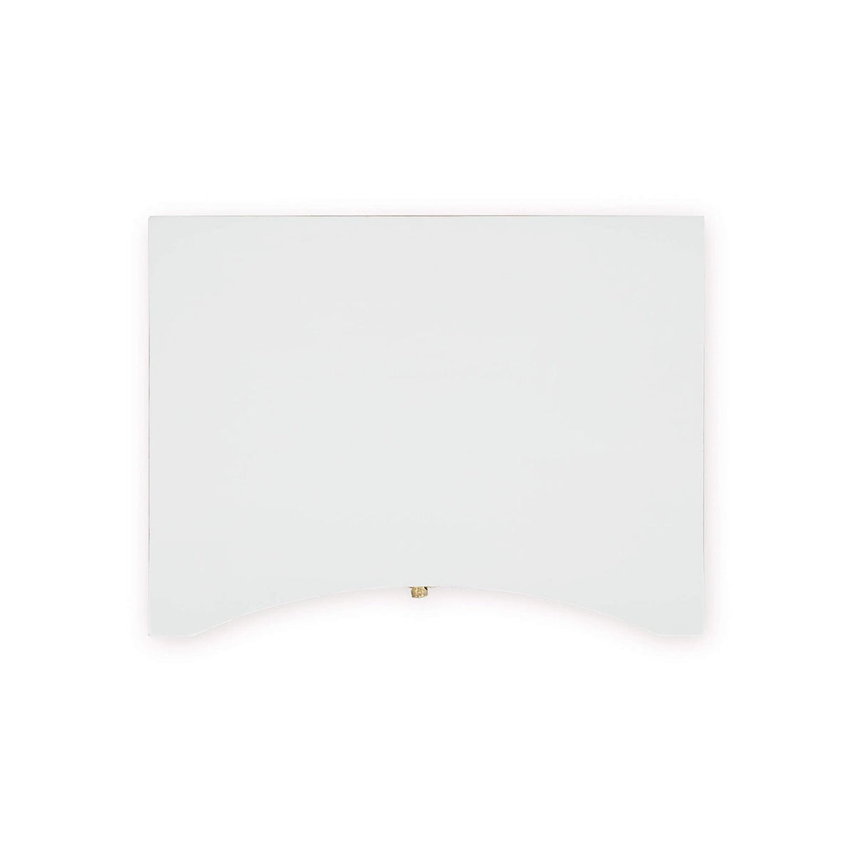 Painted White Neo Classic Incurved Nightstand - English Georgian America