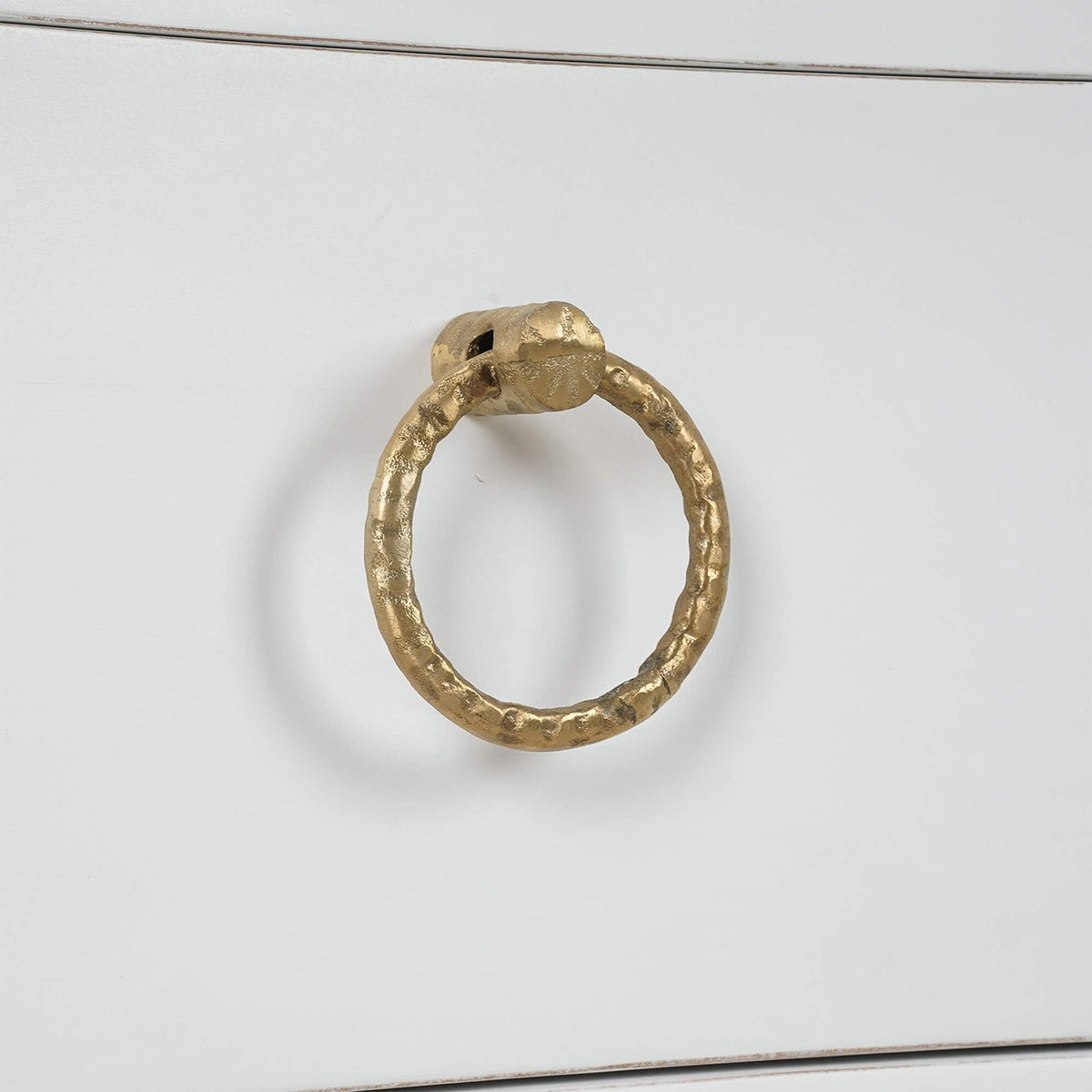 Painted White Neo Classic Incurved Nightstand - English Georgian America