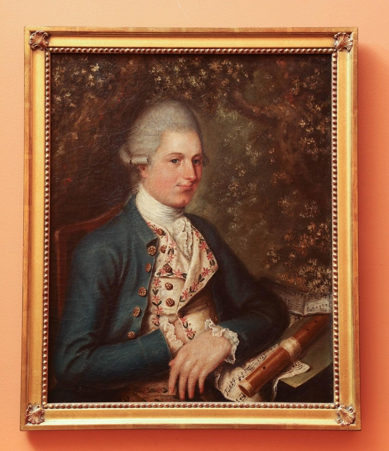 Pair of 18th Century Portrait Paintings - English Georgian America