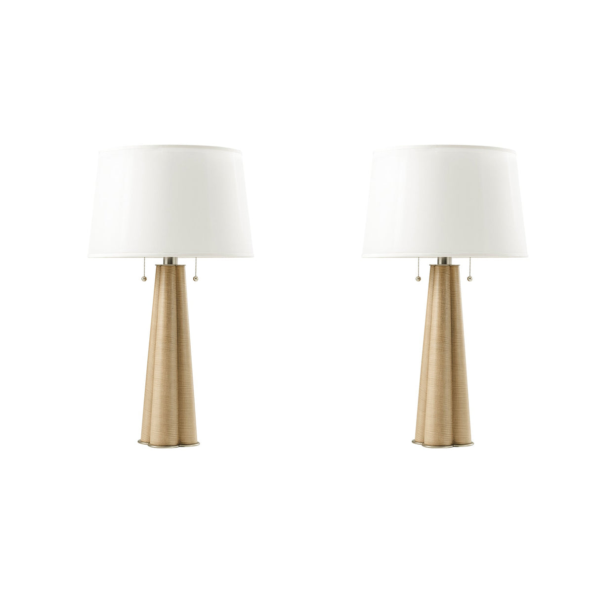 Pair of Art Deco Style Table Lamps - English Georgian America