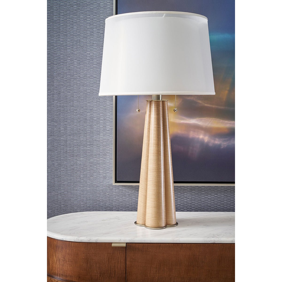 Pair of Art Deco Style Table Lamps - English Georgian America