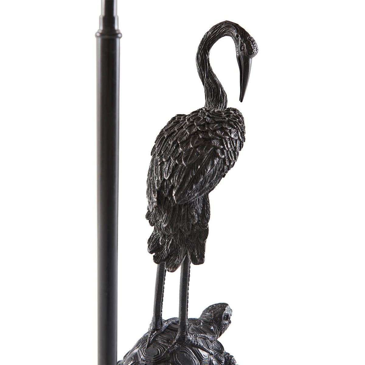 Pair of Crane Form Table Lamps - English Georgian America