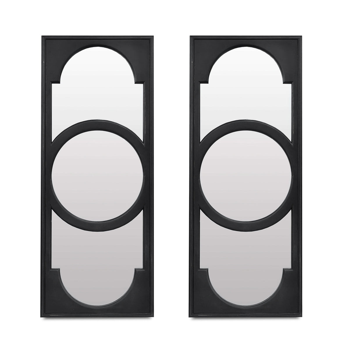 Pair of French Art Deco Mirrors - English Georgian America