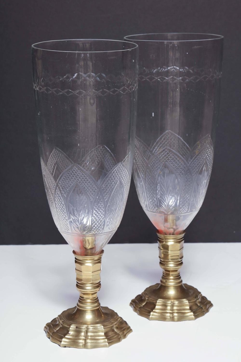 Pair of French Bronze Photophores - English Georgian America