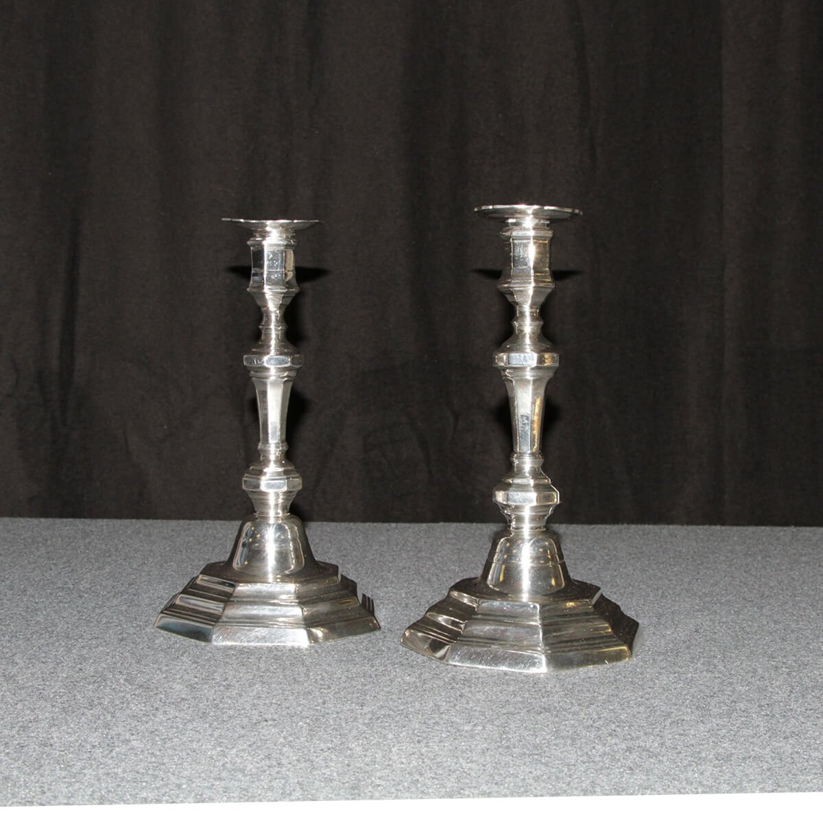 Pair of French Louis XVI Candlesticks - English Georgian America