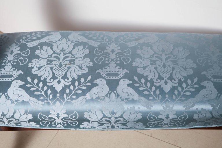 Pair of George III Mahogany Window Benches - English Georgian America