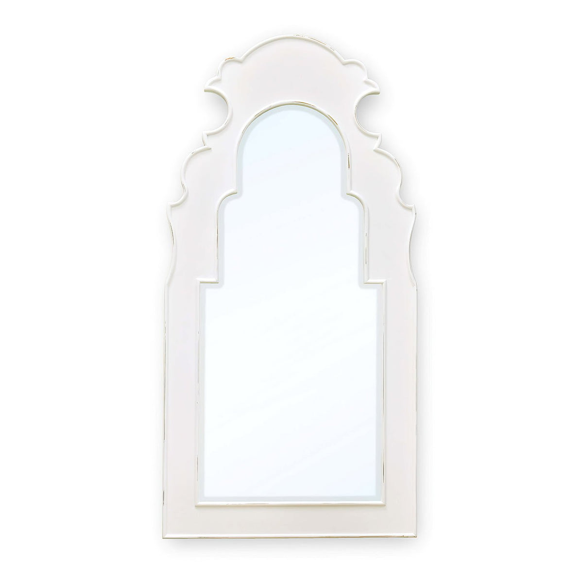 Pair of Jeffe Painted Wall Mirrors - English Georgian America