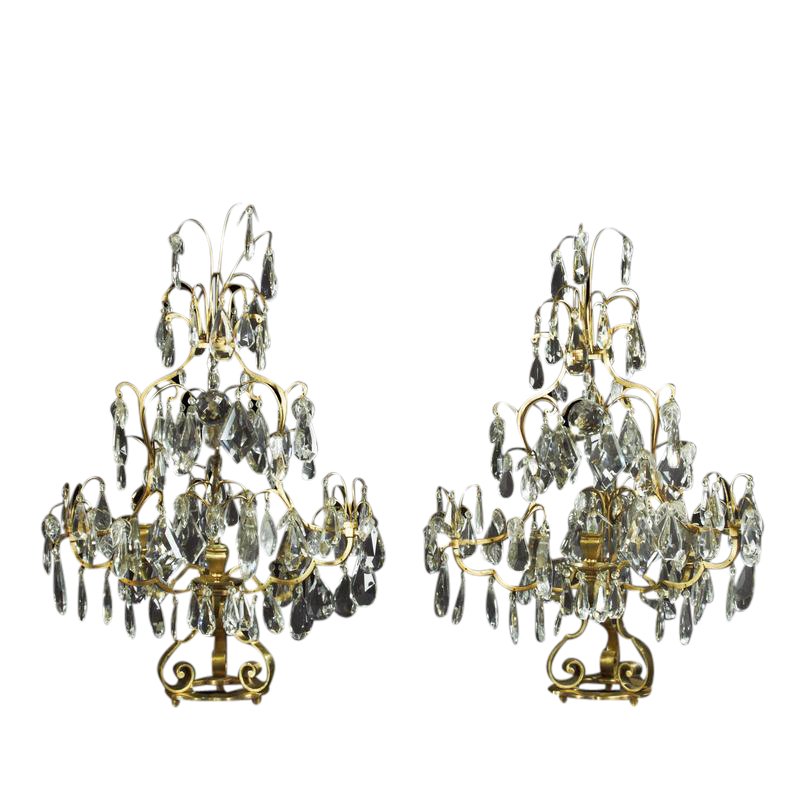 Pair of Louis XIV Girandoles - English Georgian America