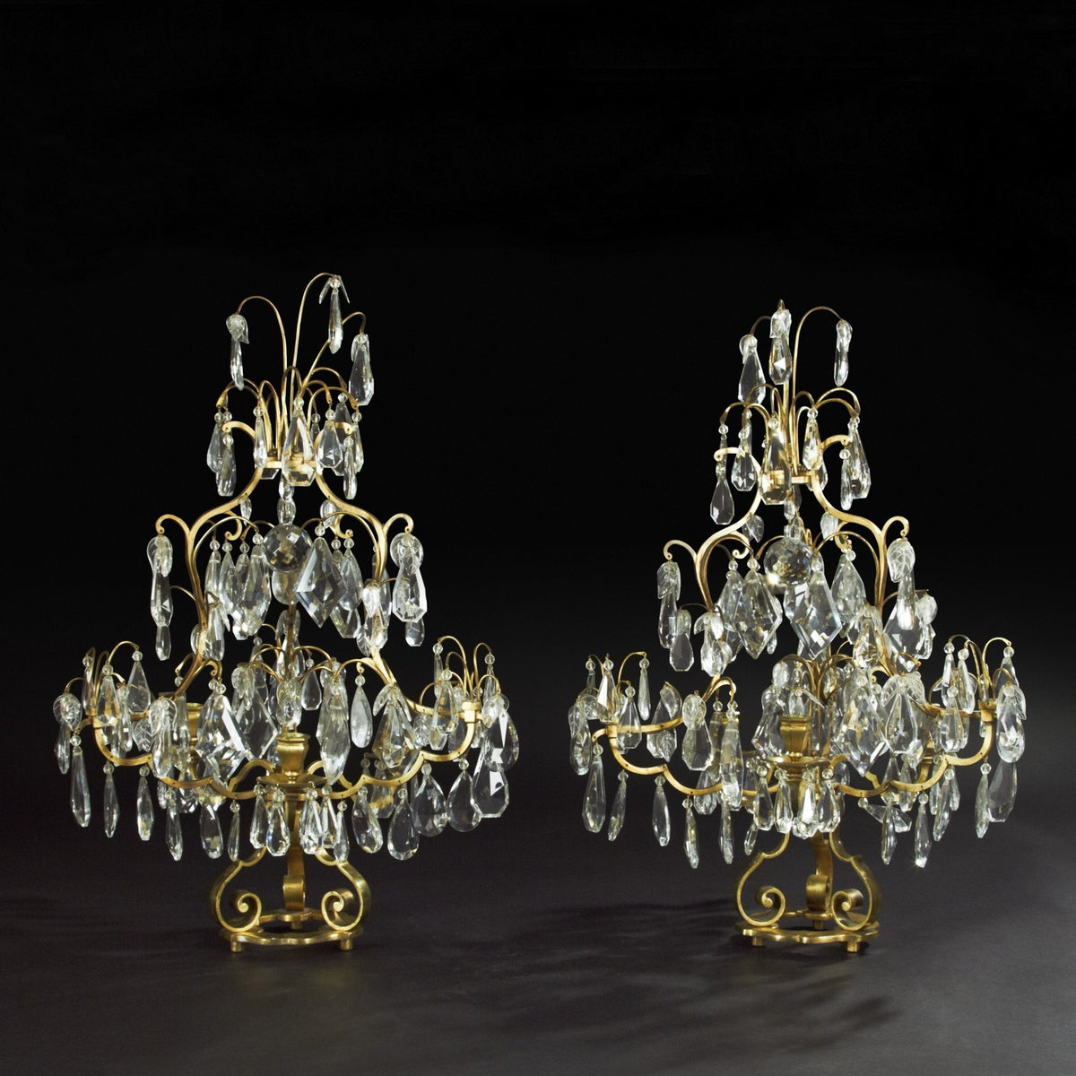 Pair of Louis XIV Girandoles - English Georgian America