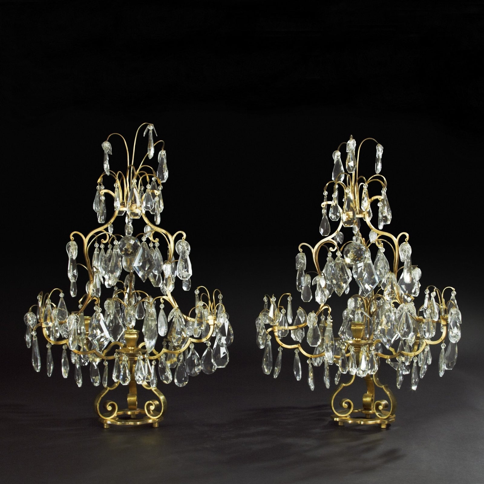 Pair of Louis XIV Girandoles - English Georgian America