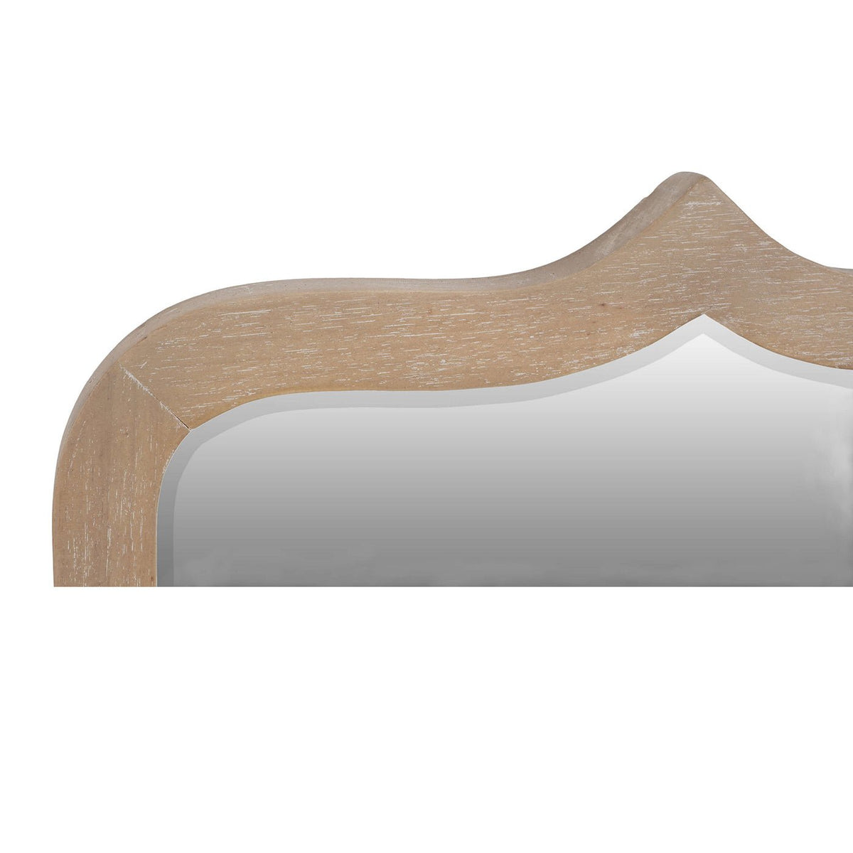 Pair of Modern Mirrors with Wooden Frame - English Georgian America