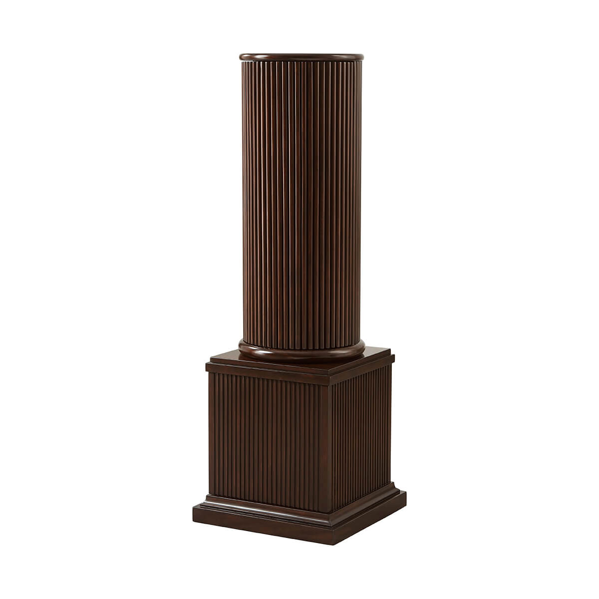 Pair of Neo Classic Column Form Pedestals - English Georgian America