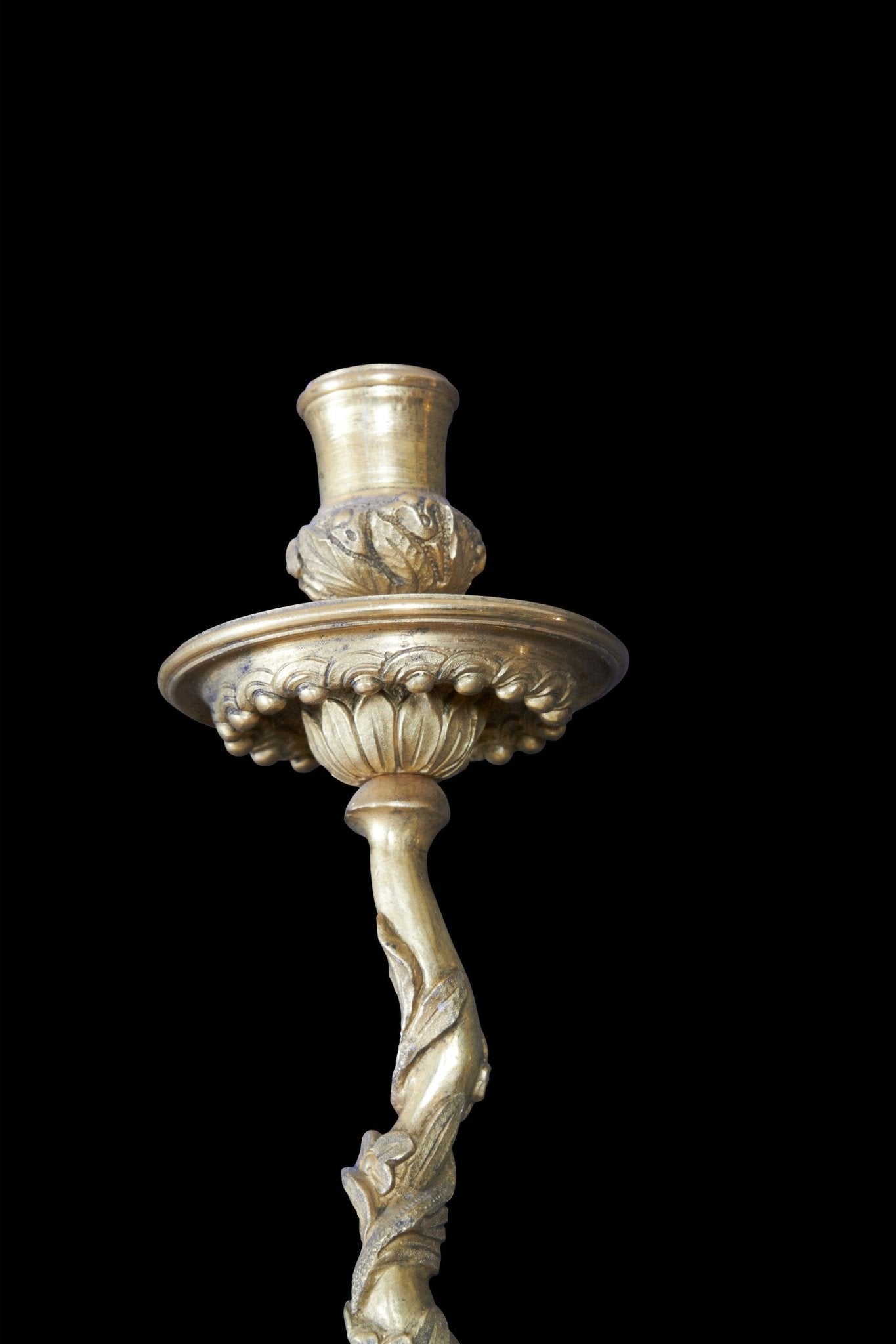 Pair of Regence Style Bronze Two Arm Sconces - English Georgian America