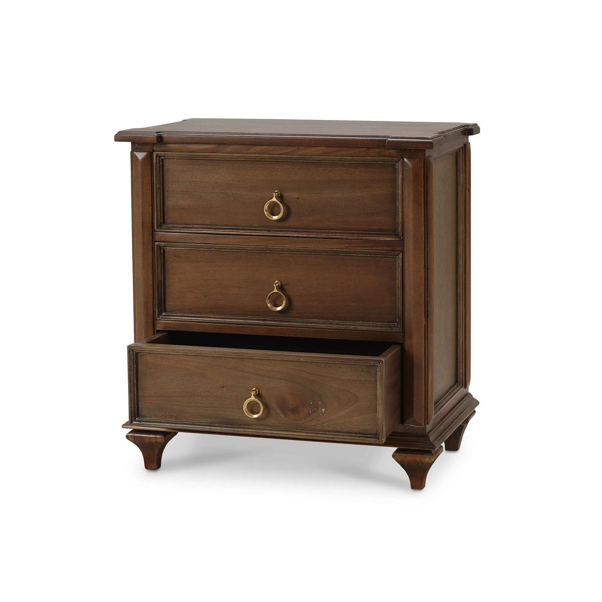 Pair of Rustic European Nightstands - English Georgian America
