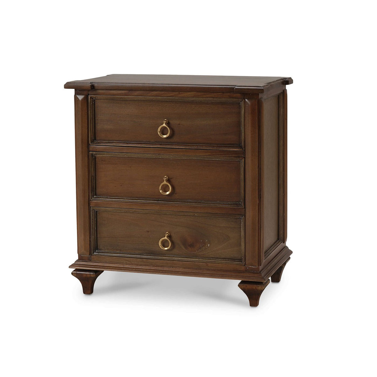 Pair of Rustic European Nightstands - English Georgian America