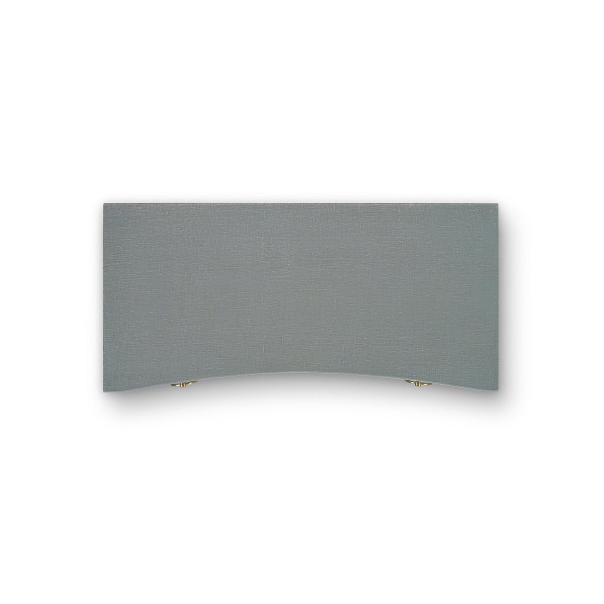 Pale Blue Linen Wrapped Modern Chest of Drawers - English Georgian America