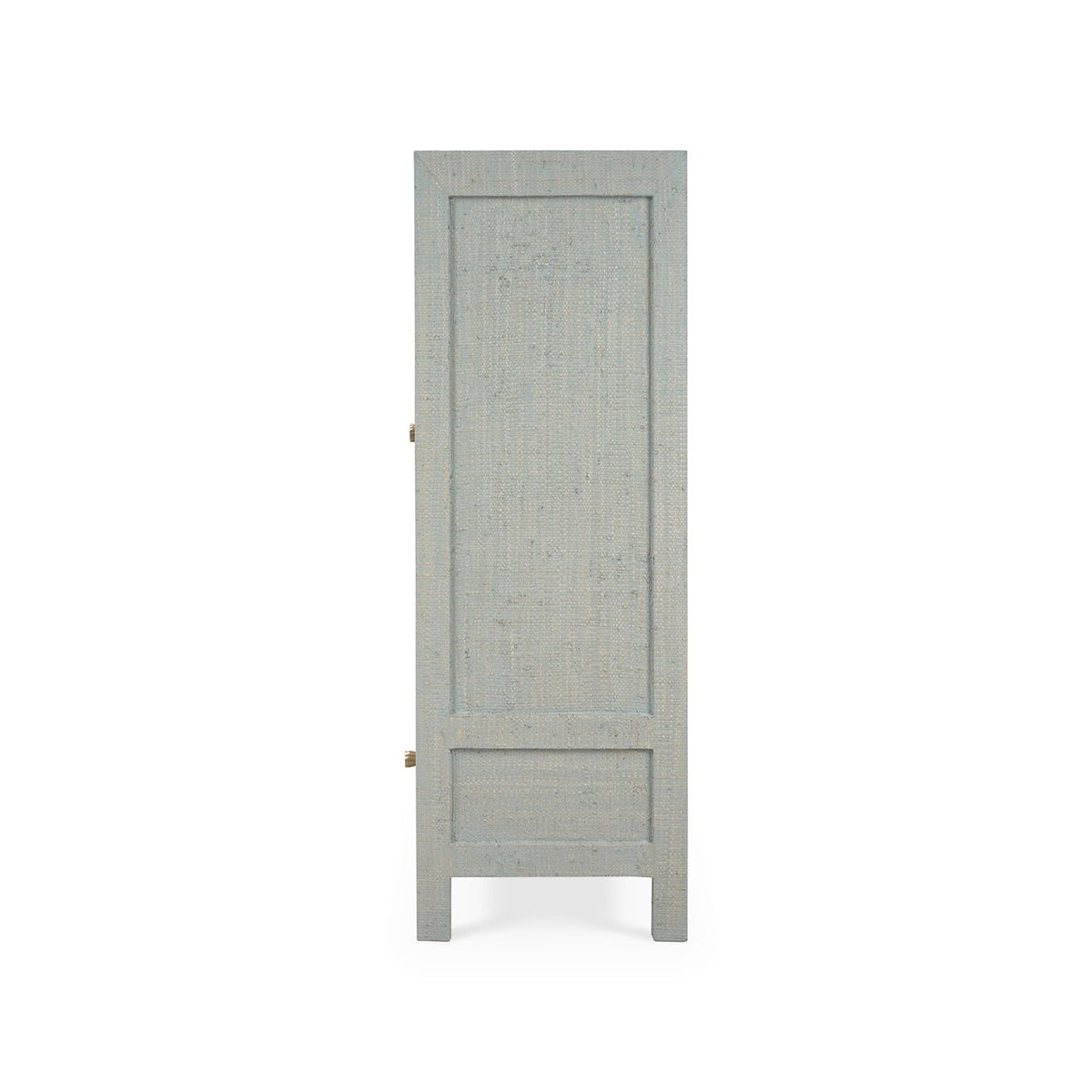 Pale Blue Modern China Cabinet - English Georgian America