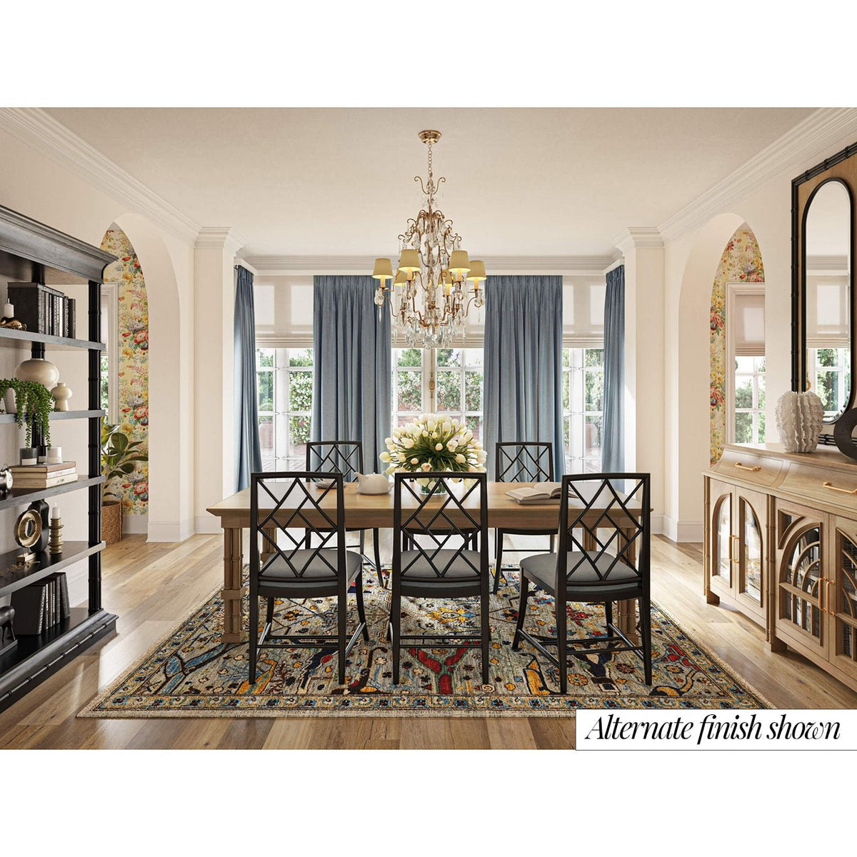 Palm Beach Regency Dining Table - 84&quot; - English Georgian America