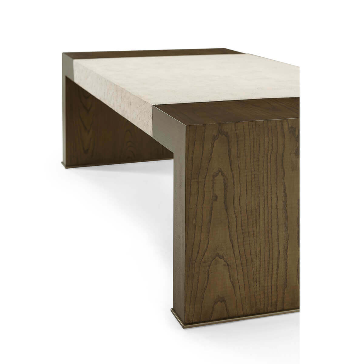 Parsons Style Coffee Table - Dark - English Georgian America