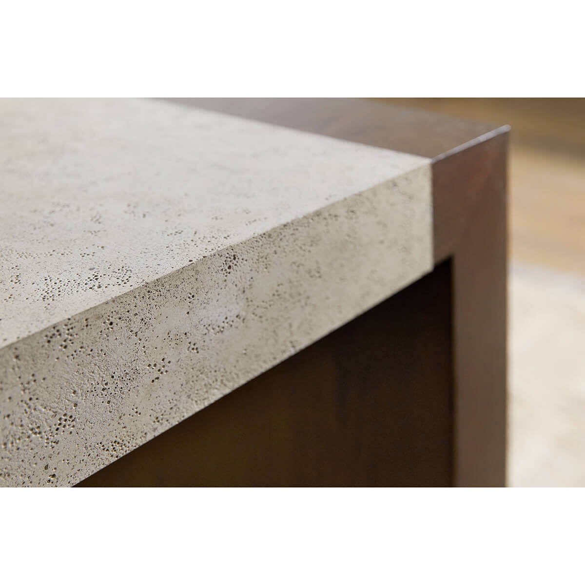 Parsons Style Coffee Table - Dark - English Georgian America