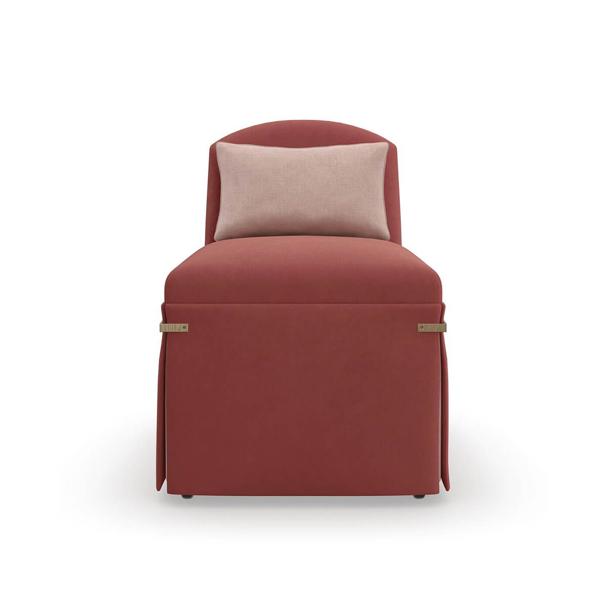 Petite Upholstered Accent Chair - English Georgian America