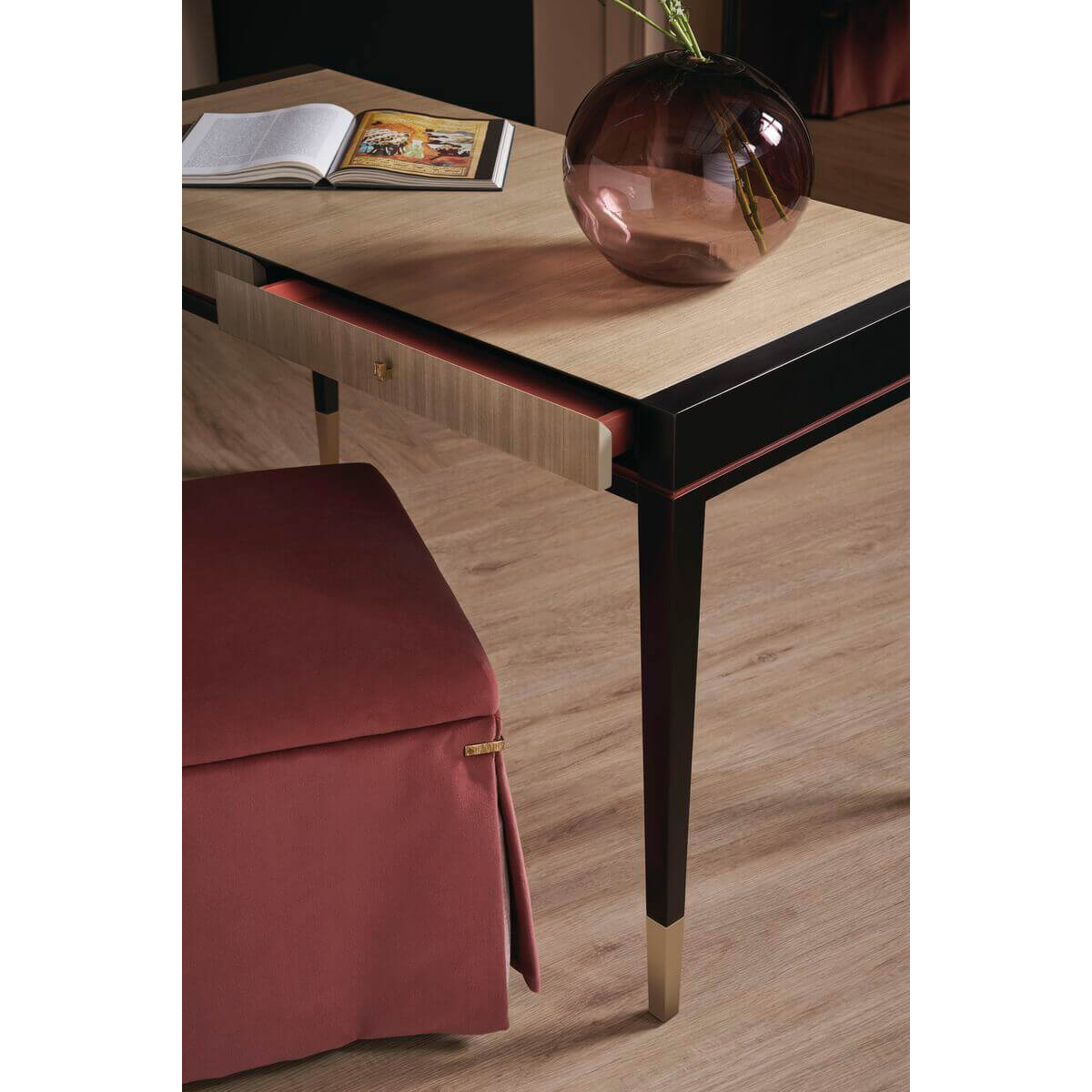 Petite Upholstered Accent Chair - English Georgian America