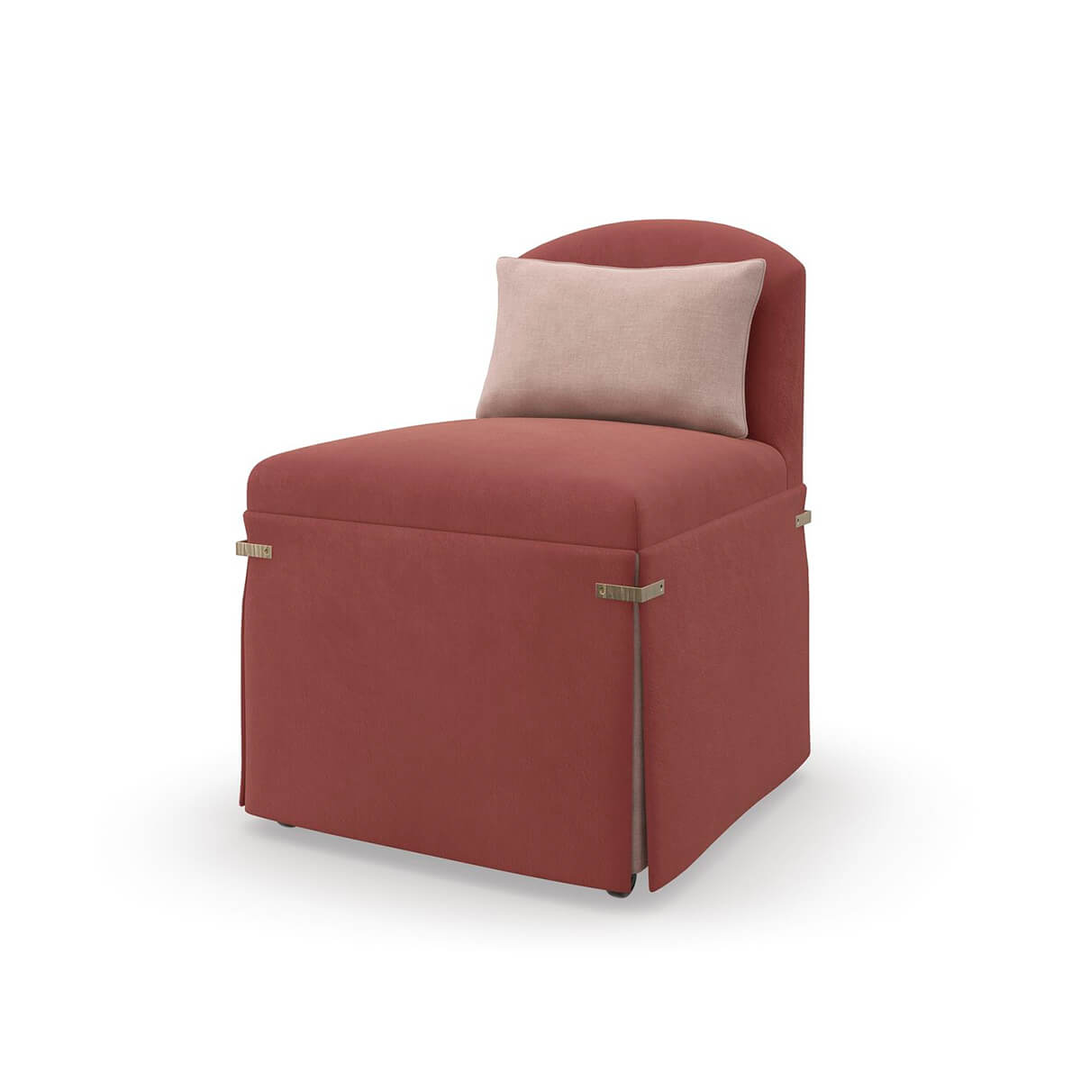 Timeless Elegance Petite Upholstered Accent Chair English Georgian America