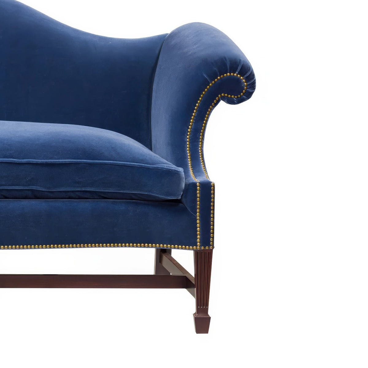 Philadelphia Camelback Sofa - 72 - English Georgian America