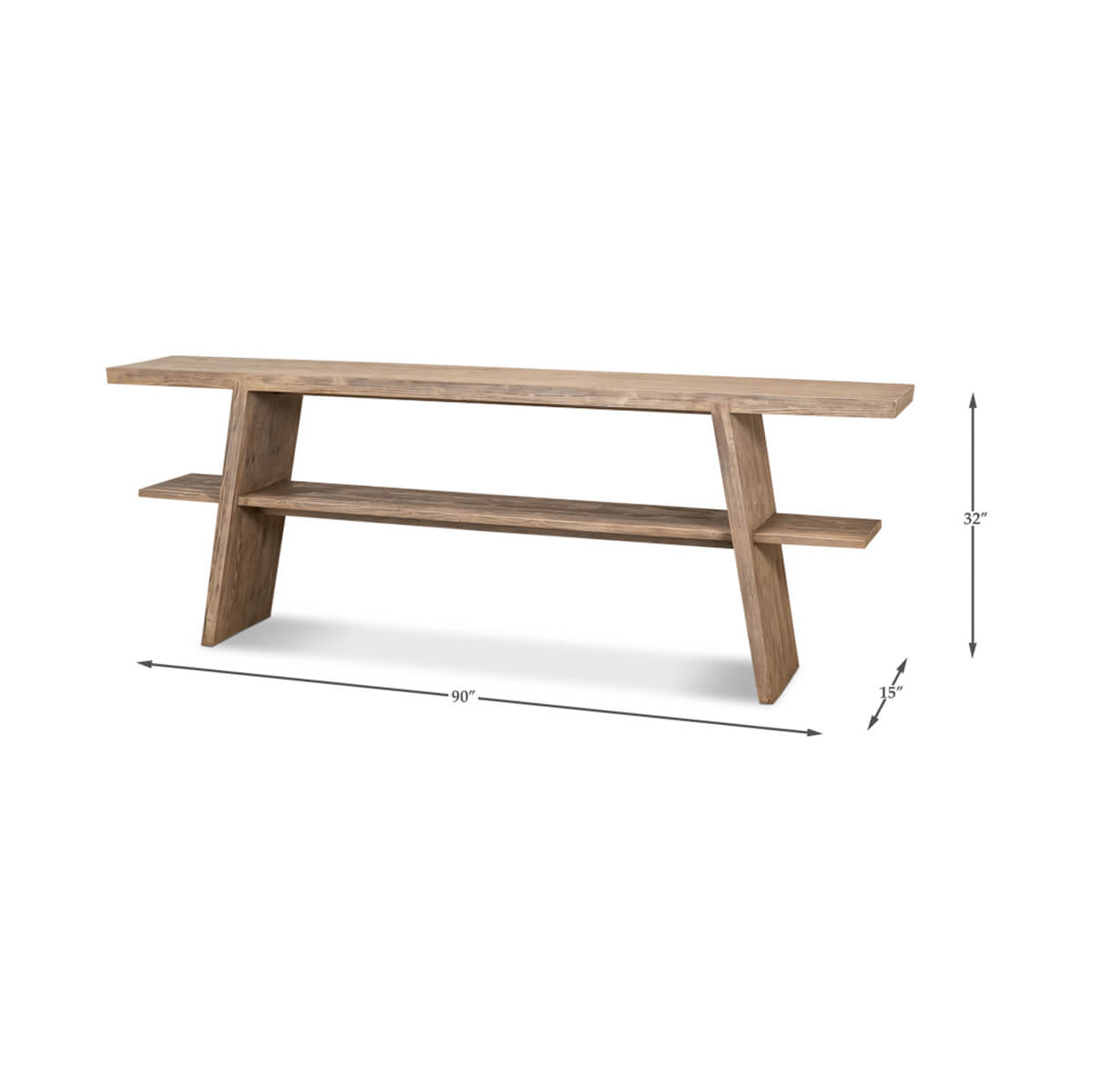 Pine Vineyards Console Table - English Georgian America