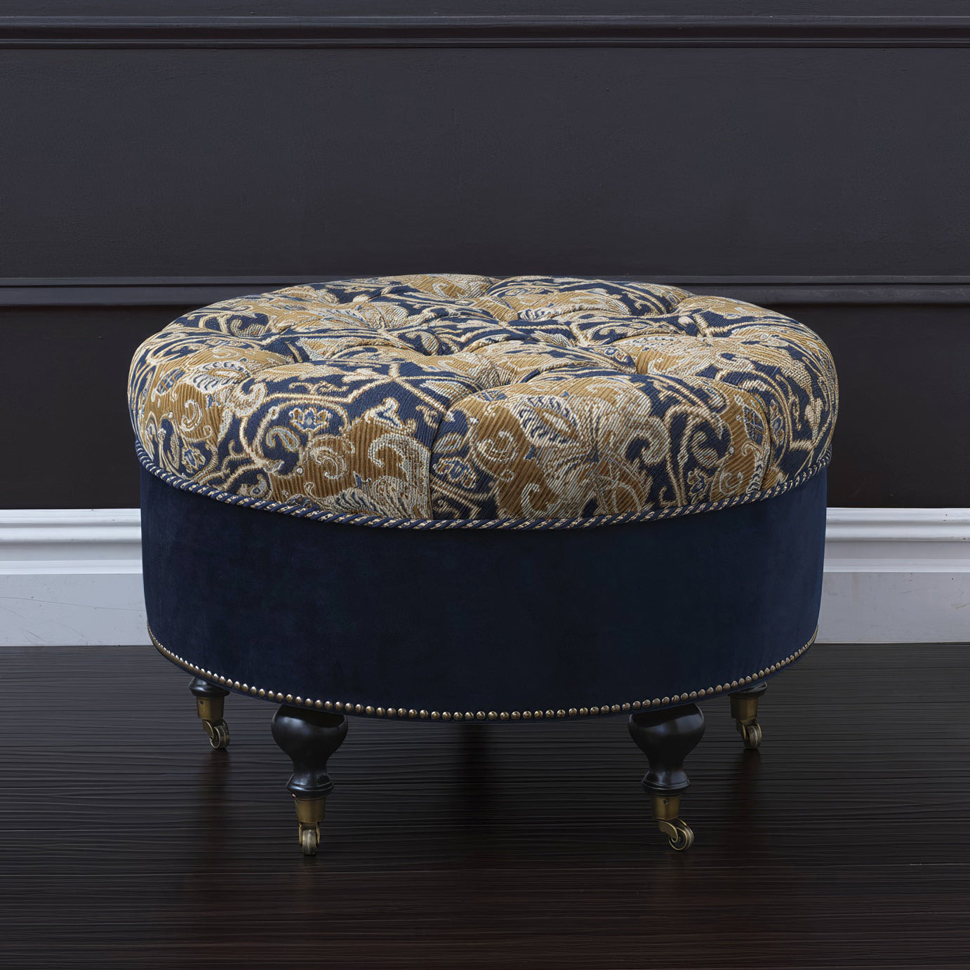 Tufted Round Ottoman