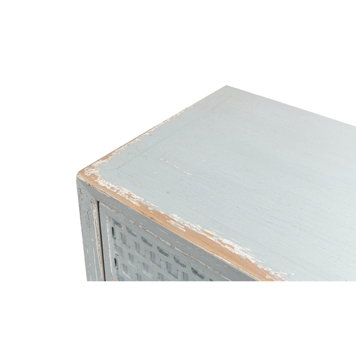 Powder Blue Rustic Sideboard - English Georgian America